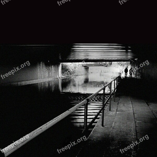 Light Dark Tunnel Black Path