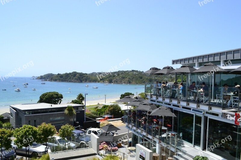 Waiheke Island Seaside Cafe Restaurant Sea