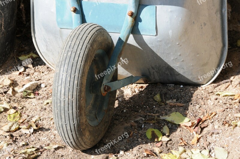 Wheelbarrow Mature Wheel Grey Build