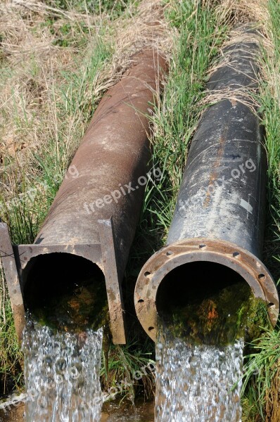 Pipes Water Rust Drainage Fluent