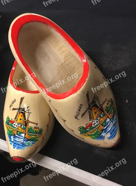 Wooden Shoes Holland Dutch Festive Netherlands