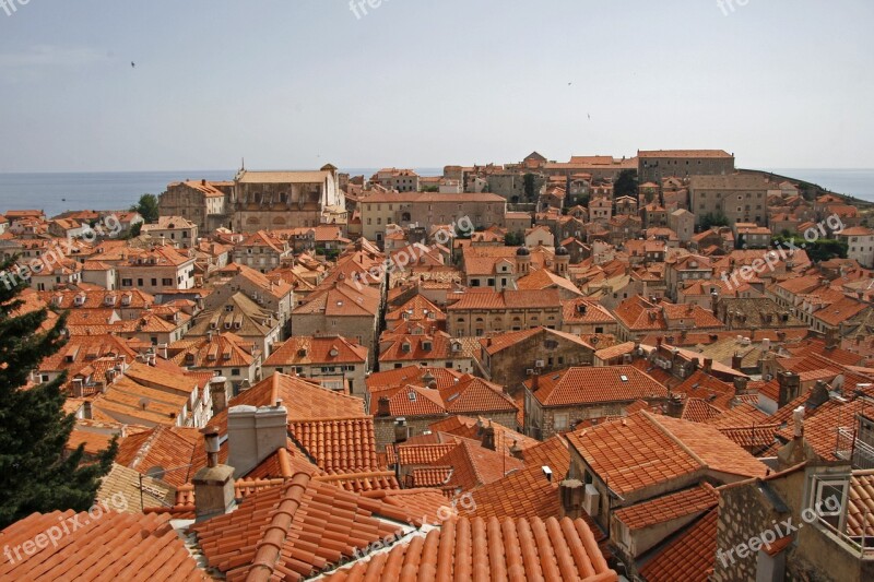 Dubrovnik Croatia Adria Old Town Tourism