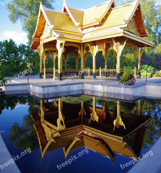 Olbrich Thai Pavilion Botanical Gardens Madison Wisconsin