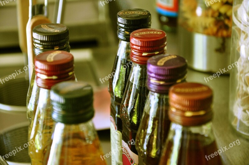 Bottle Spices Kitchen Oil Ingredient