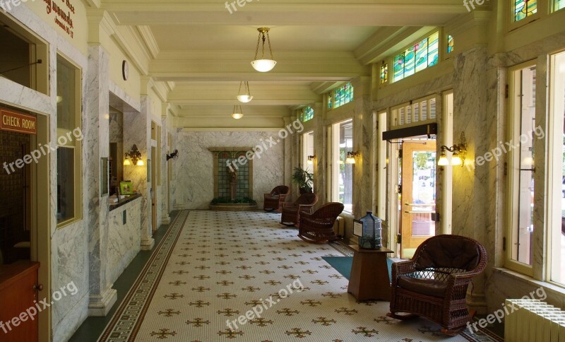 Fordyce Bathhouse Lobby Hot Springs National Park Arkansas