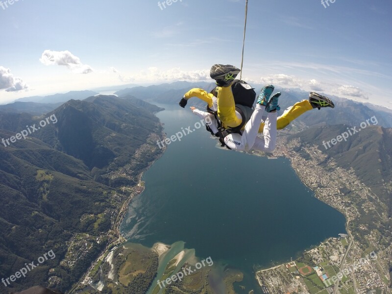 Flight Fly Plane Switzerland Ticino