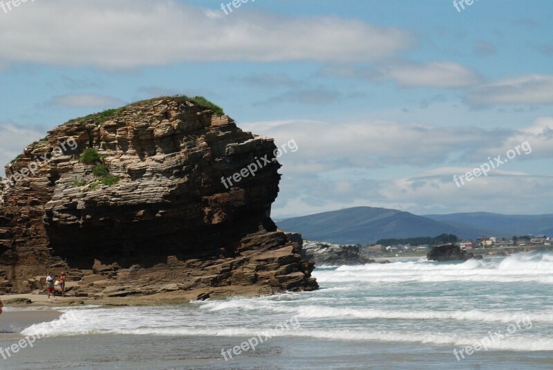 Beach Lugo Ribadeo Mar Travel