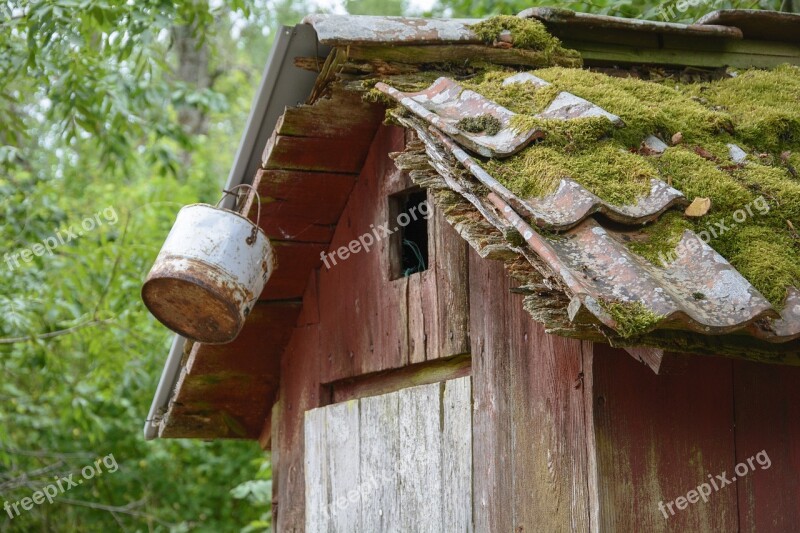 Klohaeuschen Old Structure Plumpsklosett Wood