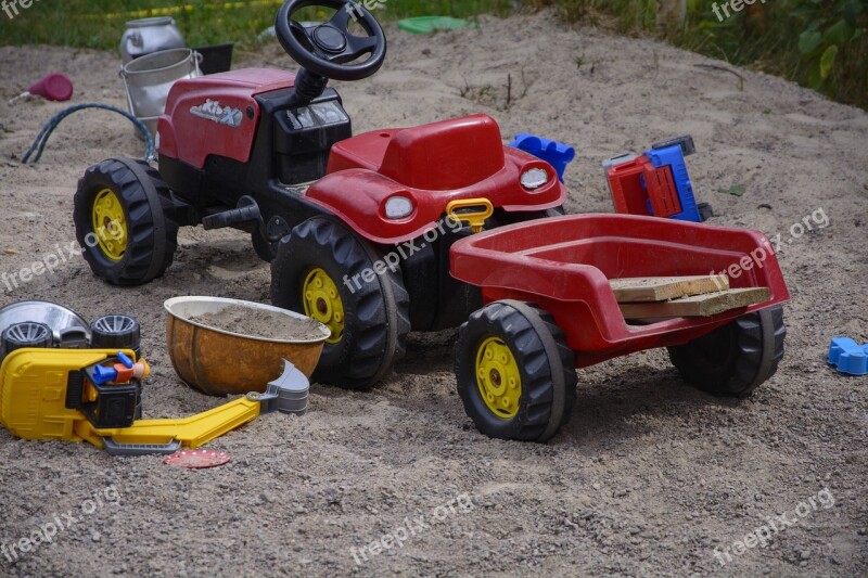 Sand Pit Children Toys Tractor Toys Summer