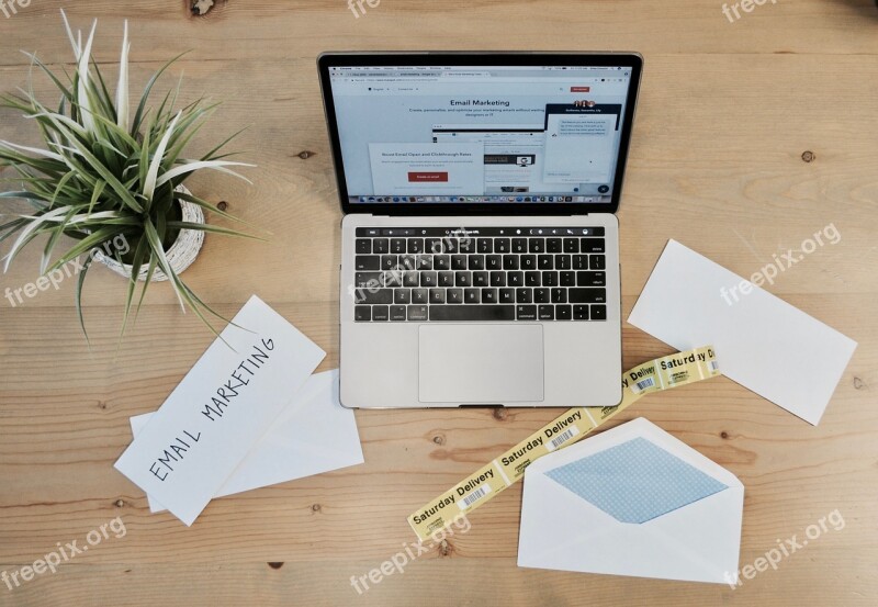 Email Marketing Emailmarketing Business Flatlay