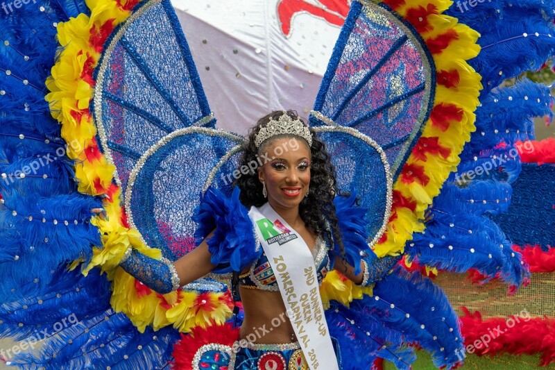 Carnival Rotterdam Party Woman Parade