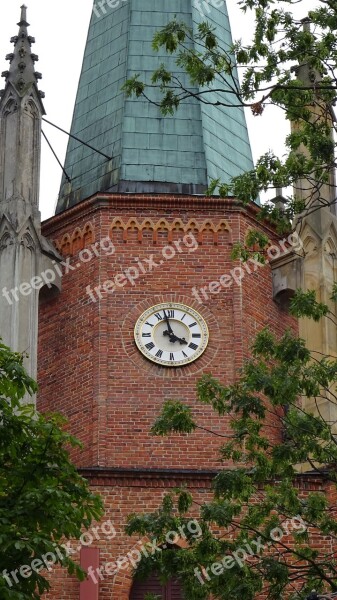 Clock Church Tower Architecture Chimes