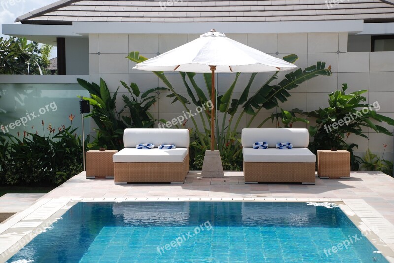 Bali Honeymoon Travel Pool Villa Free Photos