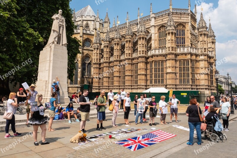 London Protest Dogs Show Me Campaign