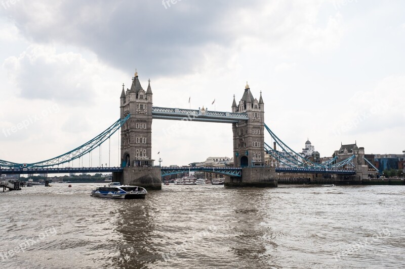 London Tower Bridge Bridge England United Kingdom