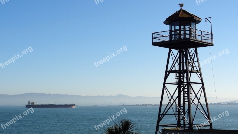 Control Tower Mirador Jail Sea