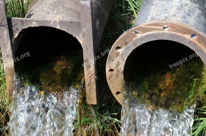 Pipes Drainage Fluent Rust Splash