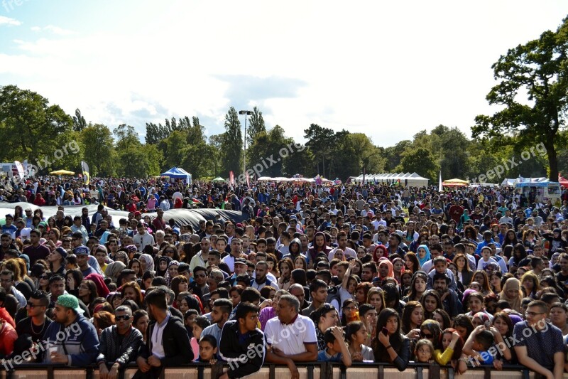 Crowd People Group Celebration Concert