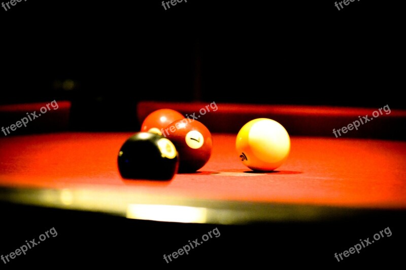 Billiards Billiard Balls Balls Table Play