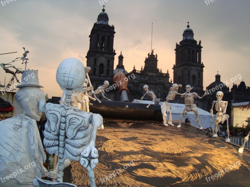 Offering Socket Mexico Cathedral Mexico Tradition Dead