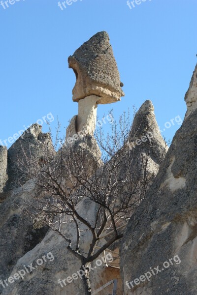 Cappadocia Erosion Turkey Geology Anatolia