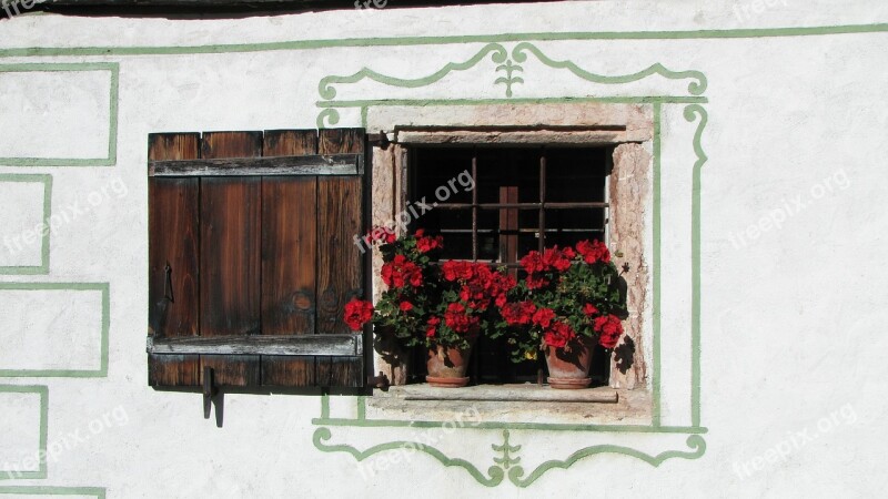 Window Flowers Shutter Free Photos