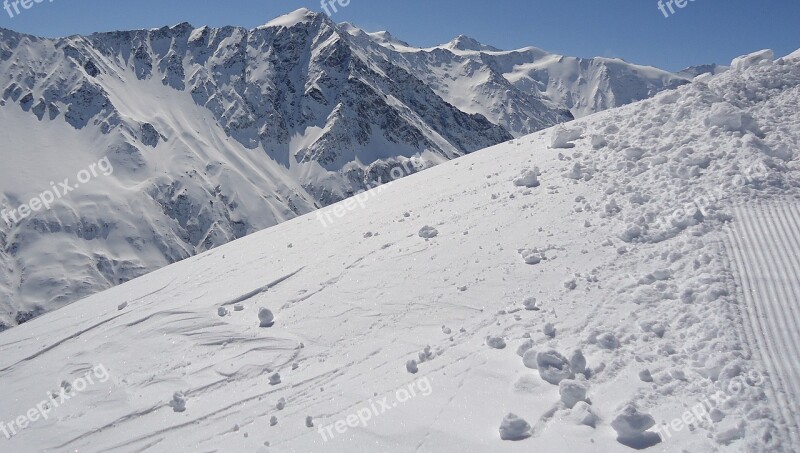 Winter Mountains Stok Snow Snowy Slope