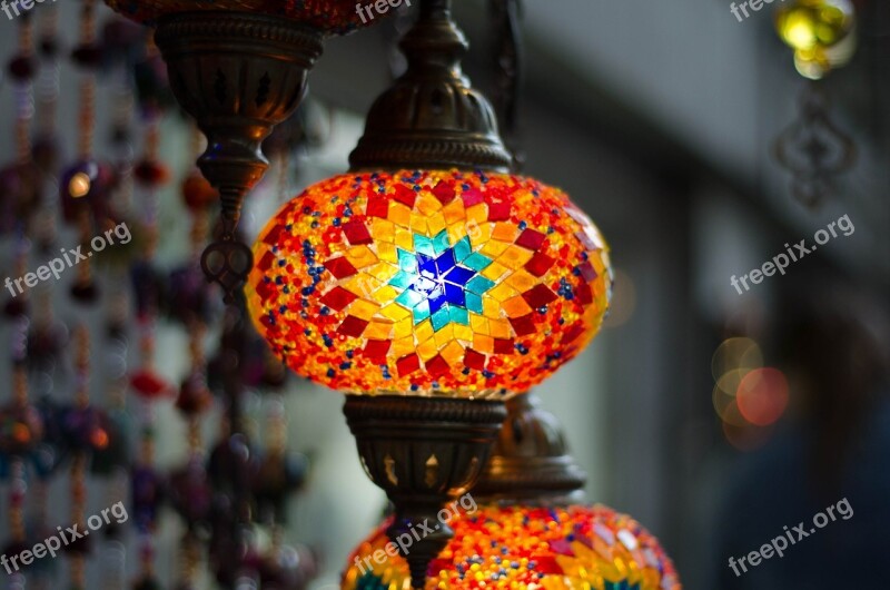 Lamp Light Glass Illumination Mosaic