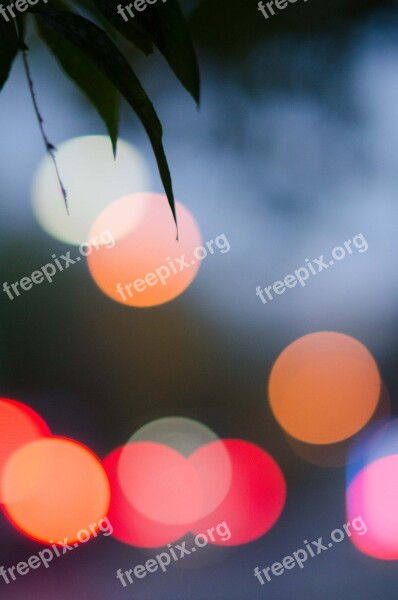 Lights Bokeh Night Blur Color