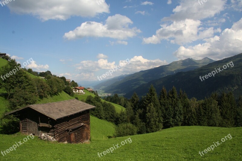 Austria Nature Mountains Hut Free Photos