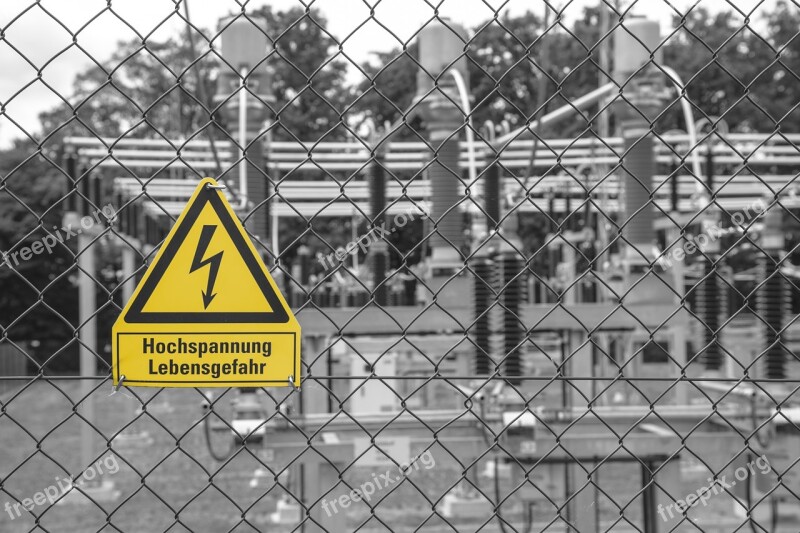 Energy Current Substation High Voltage Risk