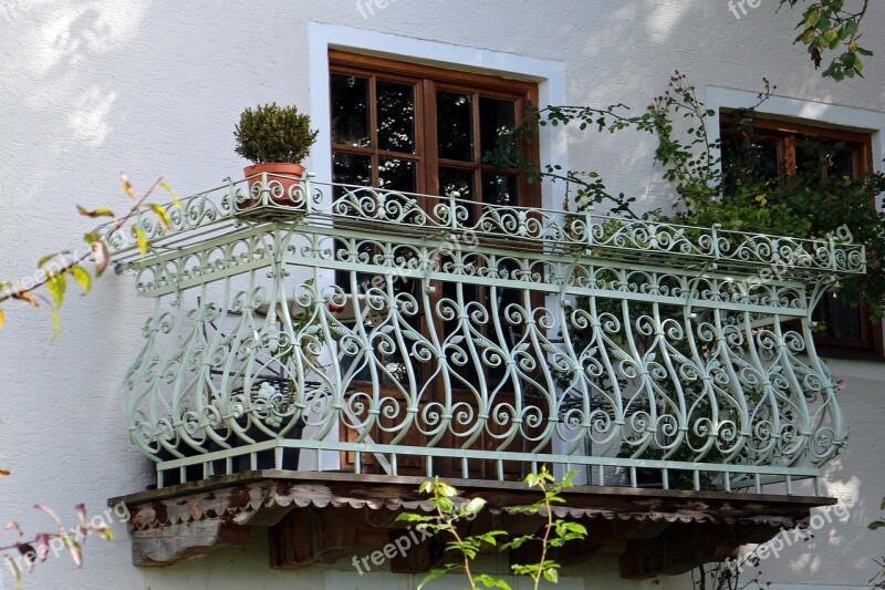 Balcony Wrought Iron Iron Railing Ornament