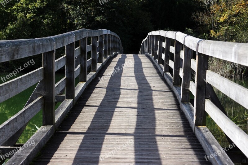 Bridge Web Wooden Bridge Transition Wood