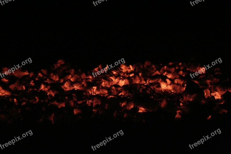 Embers Fire Campfire Free Photos