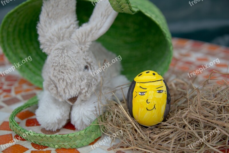 Egg Easter Easter Bunny Colorful Color