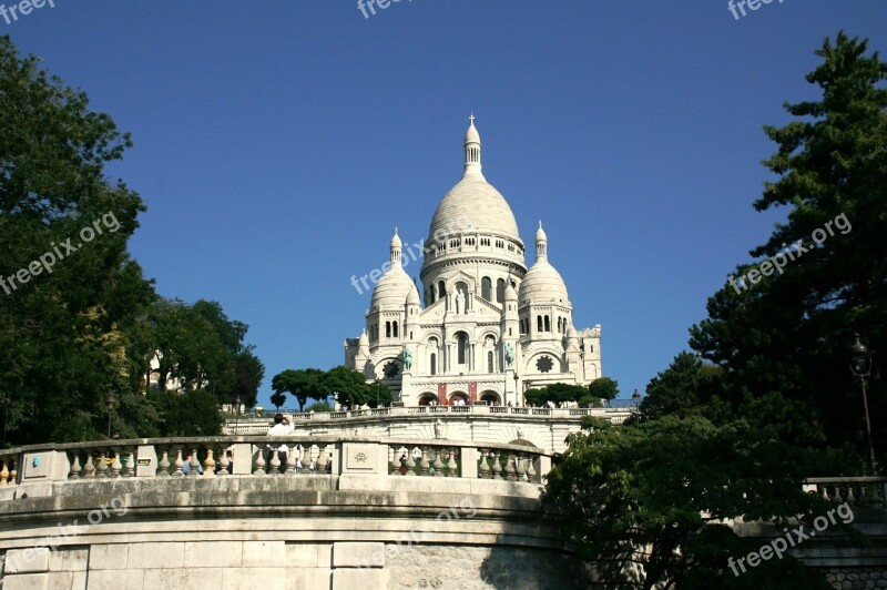 Sacré Cœur Dome Of Church Paris Free Photos