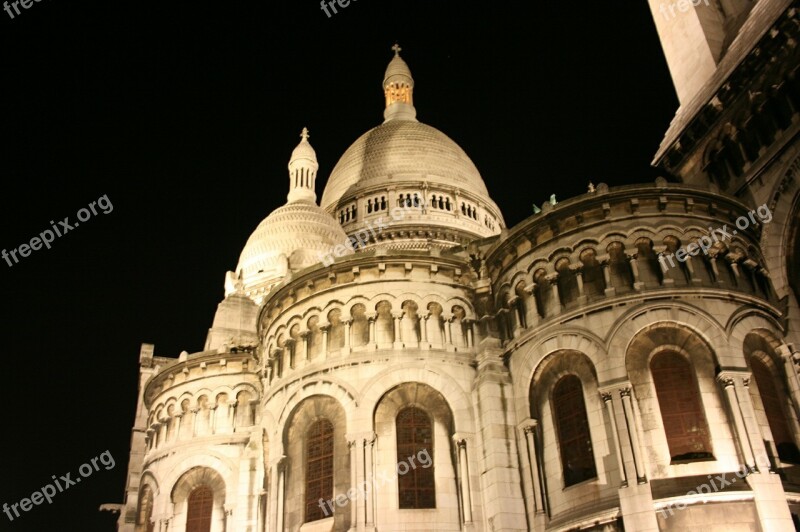 Sacré Cœur Catholic Church Paris Free Photos