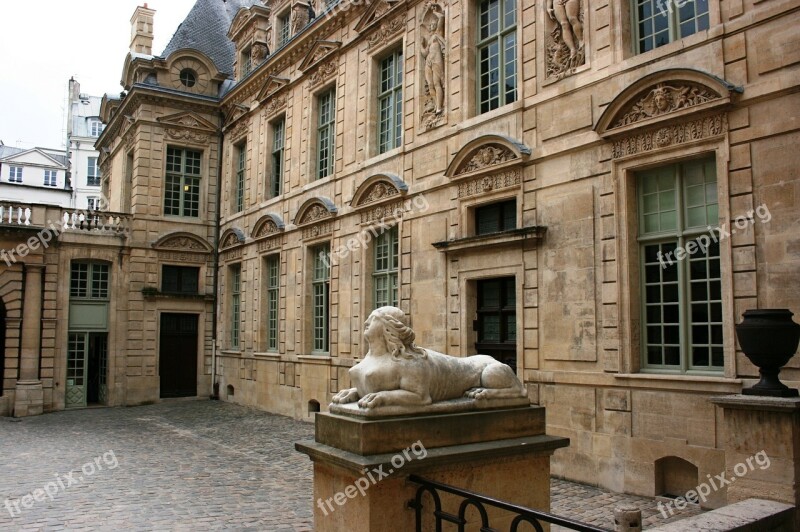 To Sully Hotel Facade Of Building Paris Free Photos