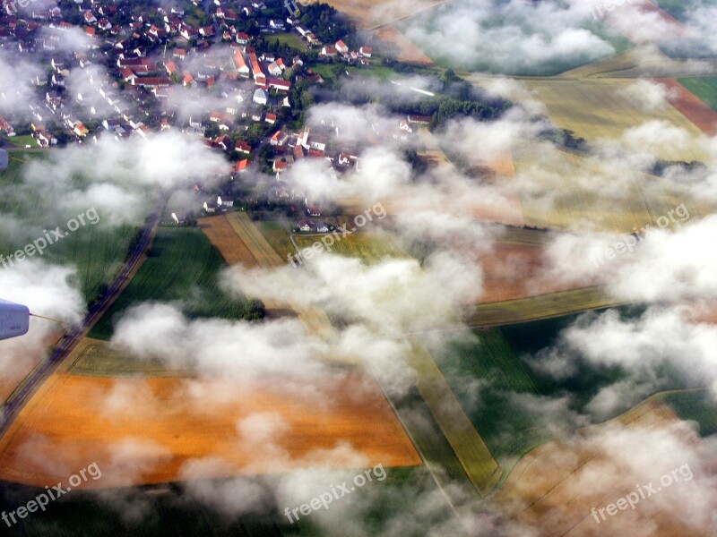 Cloud Ground Sky White Plane