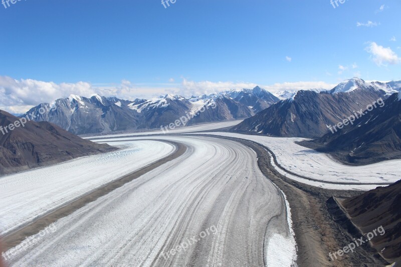 Glacier Kaskawulsh Glacier Kaskawulsh Kluane Mountains