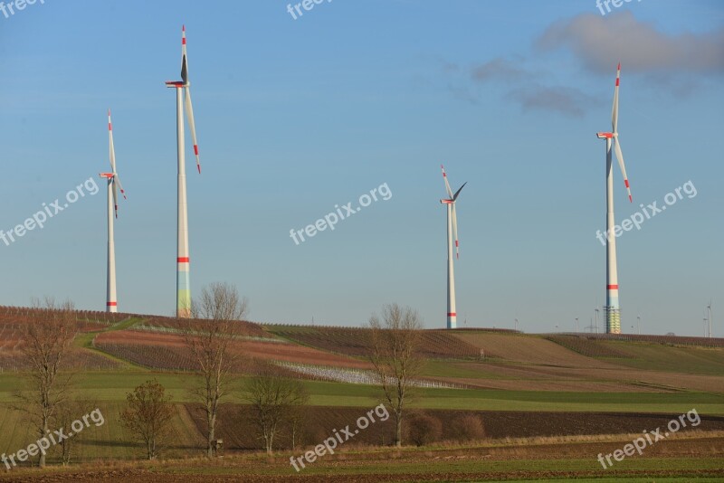 Windräder Energy Eco Energy Wind Power Sky