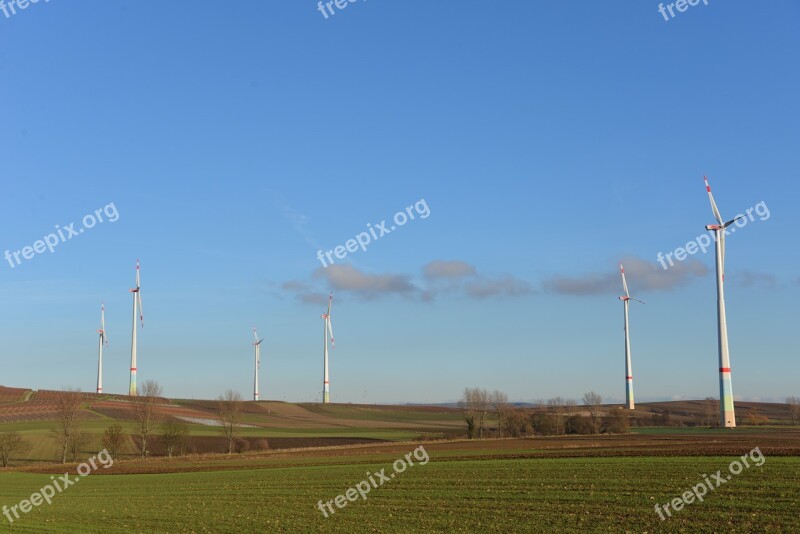 Windräder Energy Eco Energy Wind Power Sky