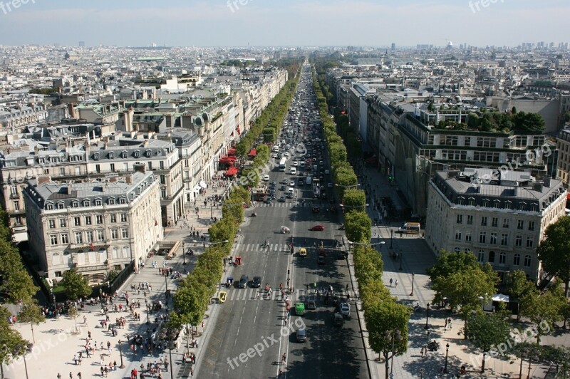 Champs Elysees Champs Elysees Avenue Paris Free Photos