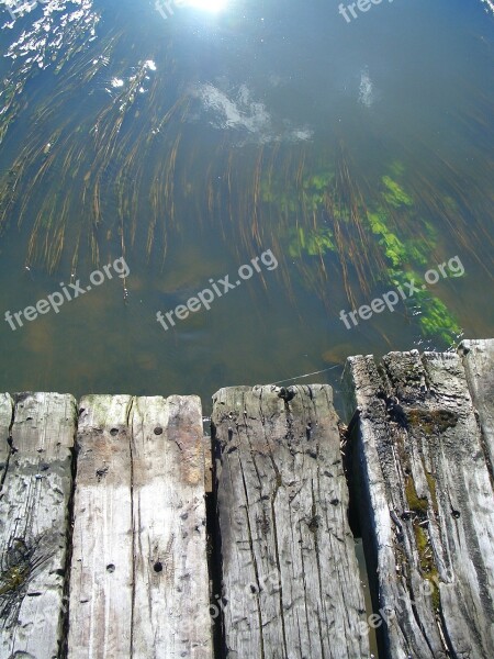 Bridge Water River Footbridge Free Photos