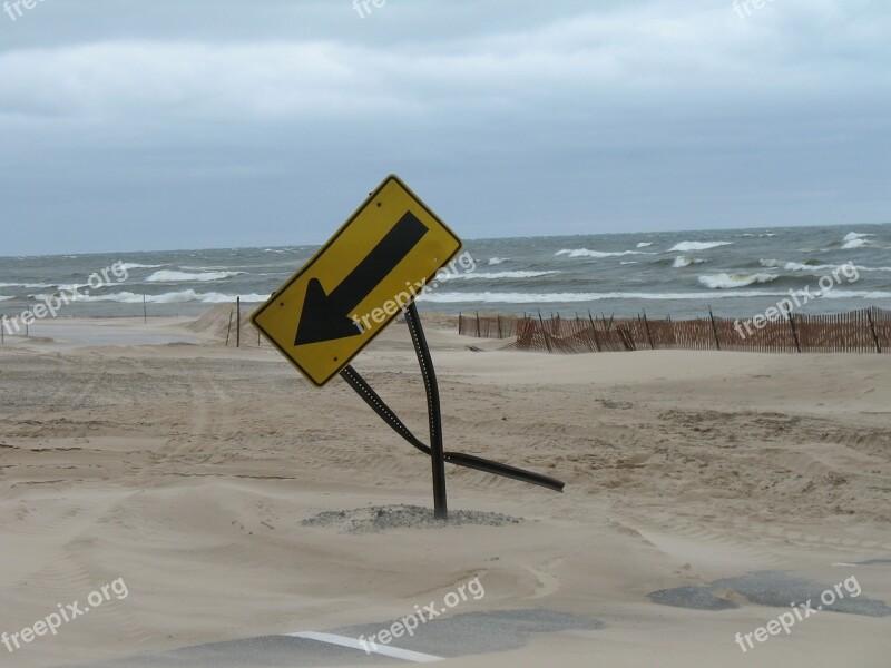 Sign Beach Street Sign Lake Michigan Free Photos