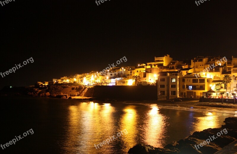 Selinunte Sicily Night Country Houses