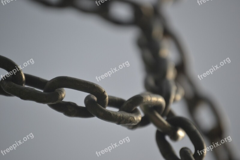 Chain Metal Iron Links Of The Chain Free Photos