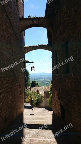 Italy Assisi Umbria Tuscany Medieval