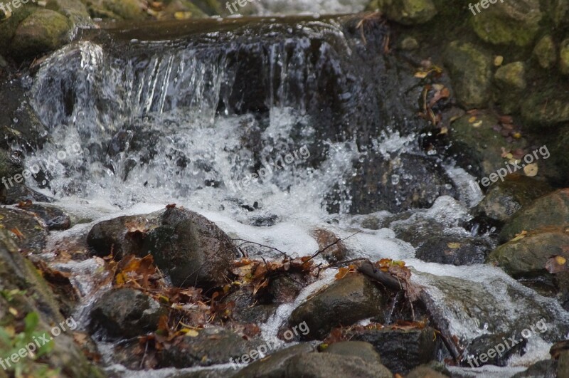 Waterfall Water Nature Landscape Waters