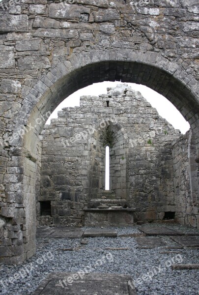 Abbey Ireland Monument Ancient Stone